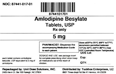 Amlodipine 5mg (Amlodipine Besylate 5 mg)